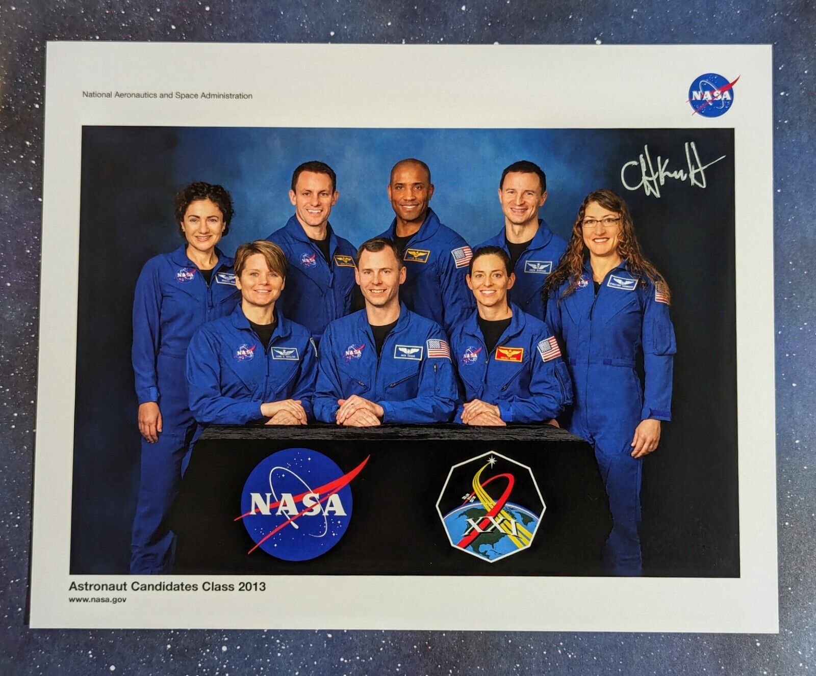 Christina Koch Autograph PSA Official NASA Litho Artemis 1st Women on The Moon?