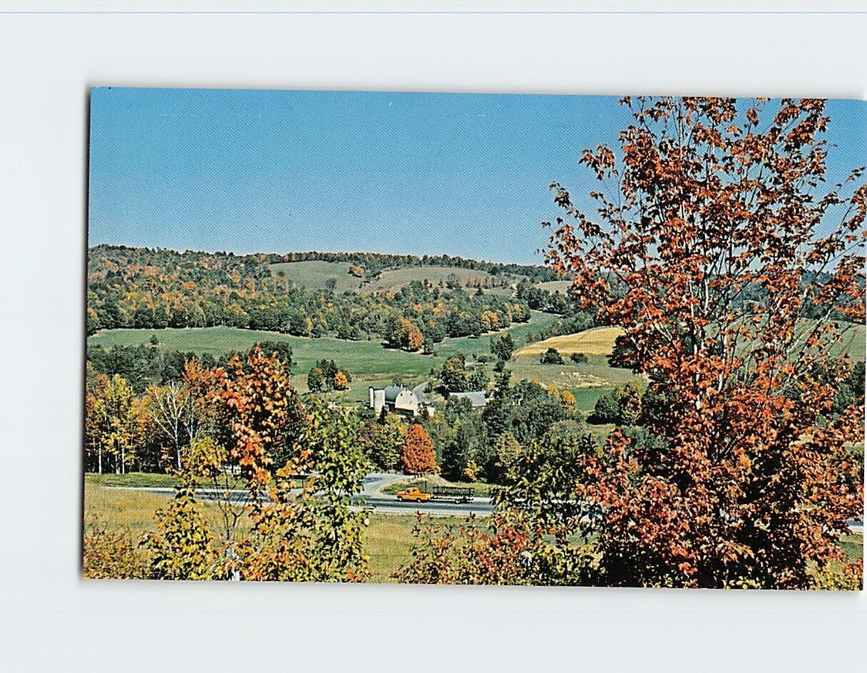 Postcard Rockingham Vermont 4 Miles North of Bellows Falls USA