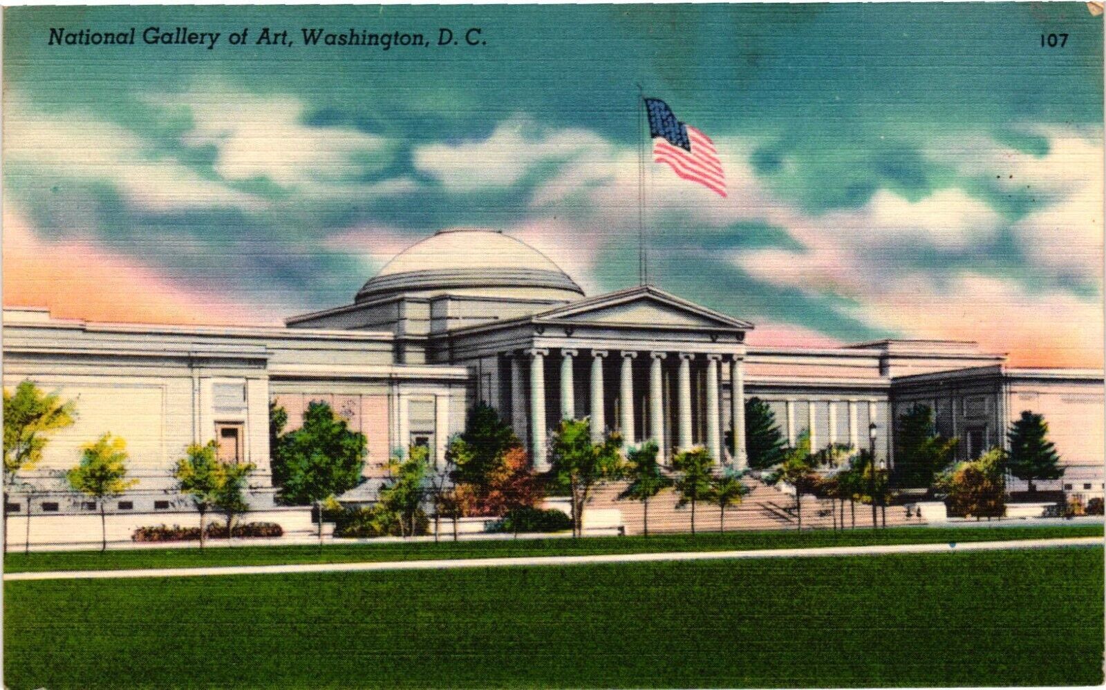 Vintage Postcard- 16406. National Gallery of Art, Washington, DC. Unposted 1930