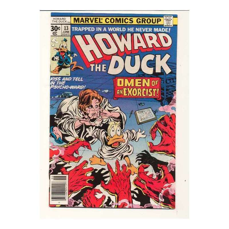 Howard the Duck #13 1976 series Marvel comics NM minus [j;