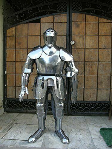 Medieval Knight Wearable Suit Of Armor Crusader Gothic Full Body Armour LO40