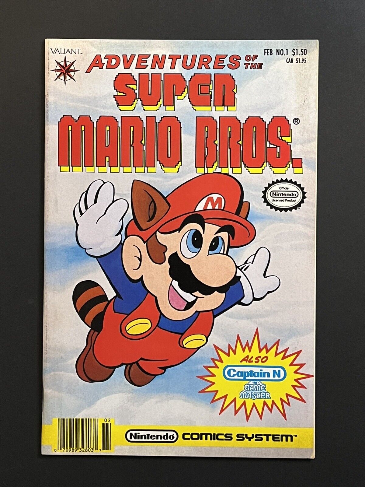 ADVENTURES OF THE SUPER MARIO BROS #1 - VALIANT - 1990- NINTENDO