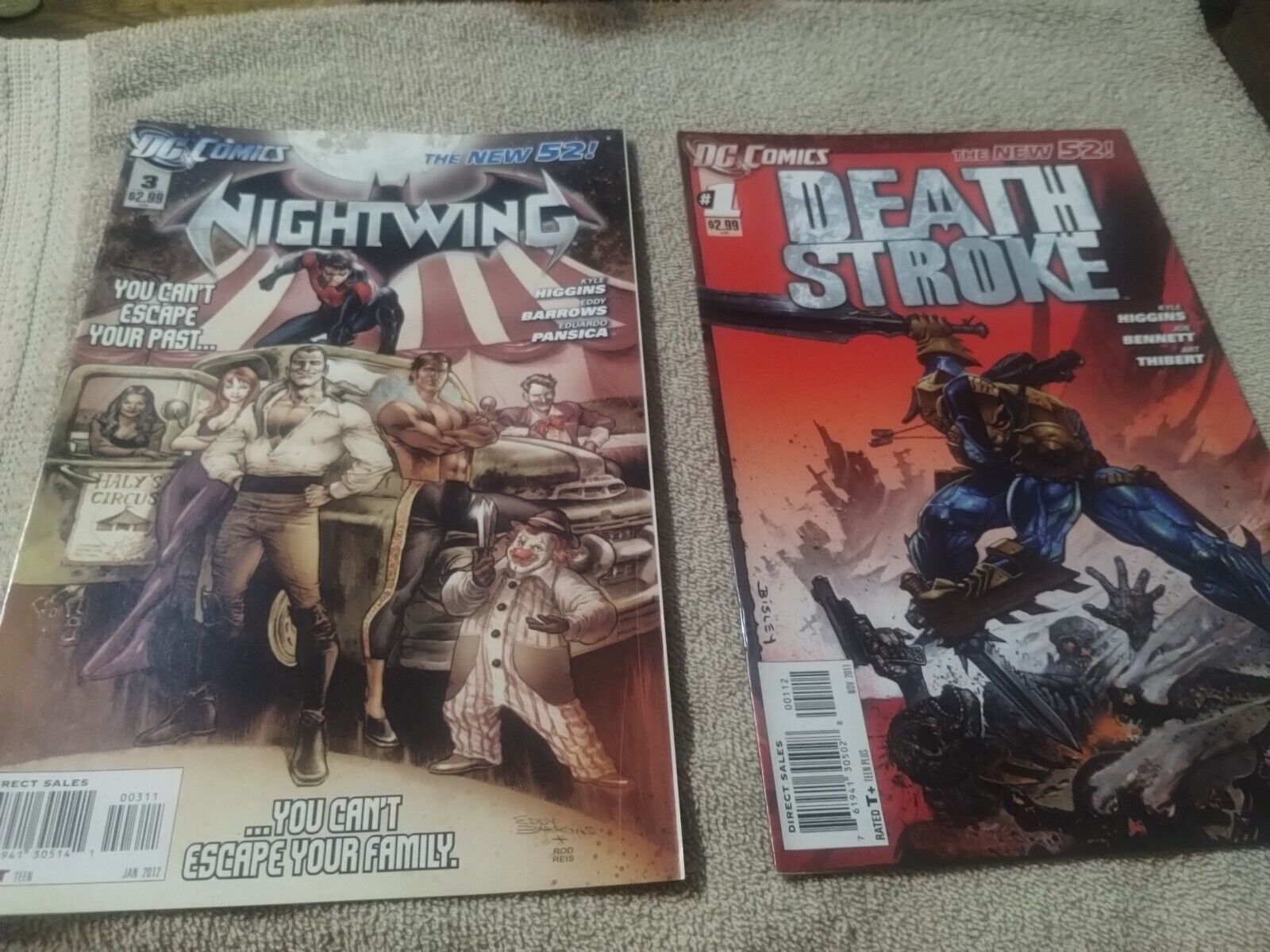 Death Stroke#1,Nightwing (Vol. 3) #3 VF/NM 1st Print DC Comics New 52 [CC]