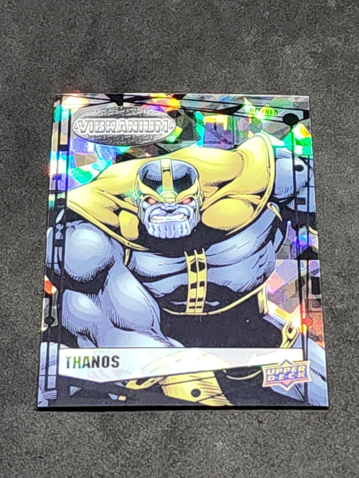 Thanos 2015 Marvel Vibranium REFINED Parallel - Serial #/99 No. 15