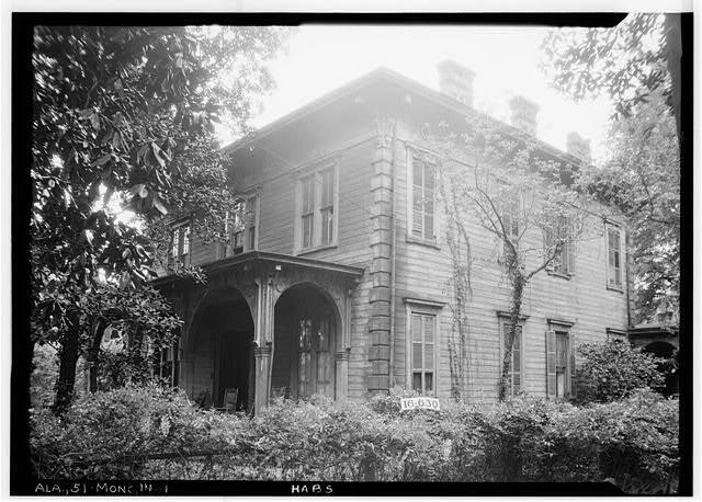 Photo:Garrett Hatchett House,313 Catoma Street,Montgomery,Alabama,AL,HABS