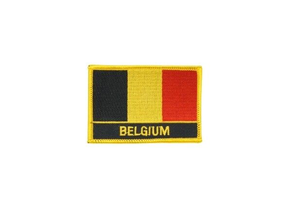 Belgium Patch / Belgium Flag / Iron On