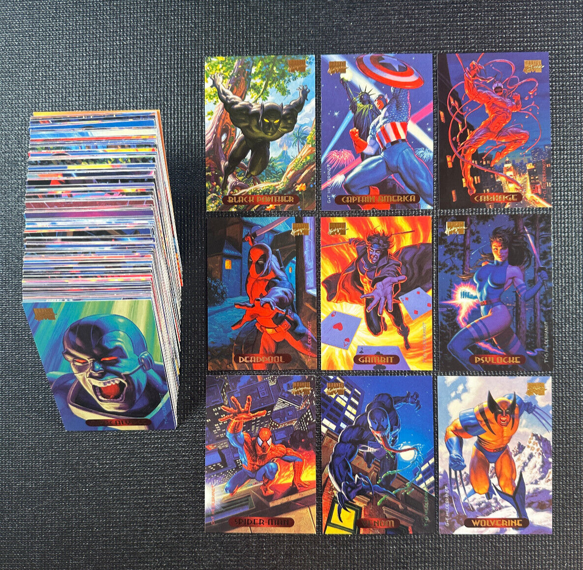 1994 Marvel Masterpieces - Complete 140 Card Base Set