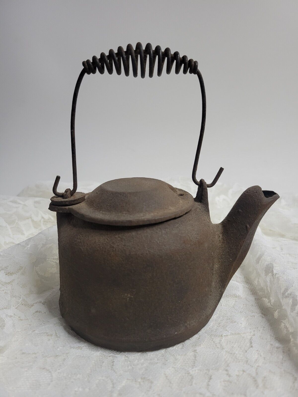 Vintage  Wagner Ware Miniature Tea Pot Kettle - Sidney -0- A - Swivel Lid