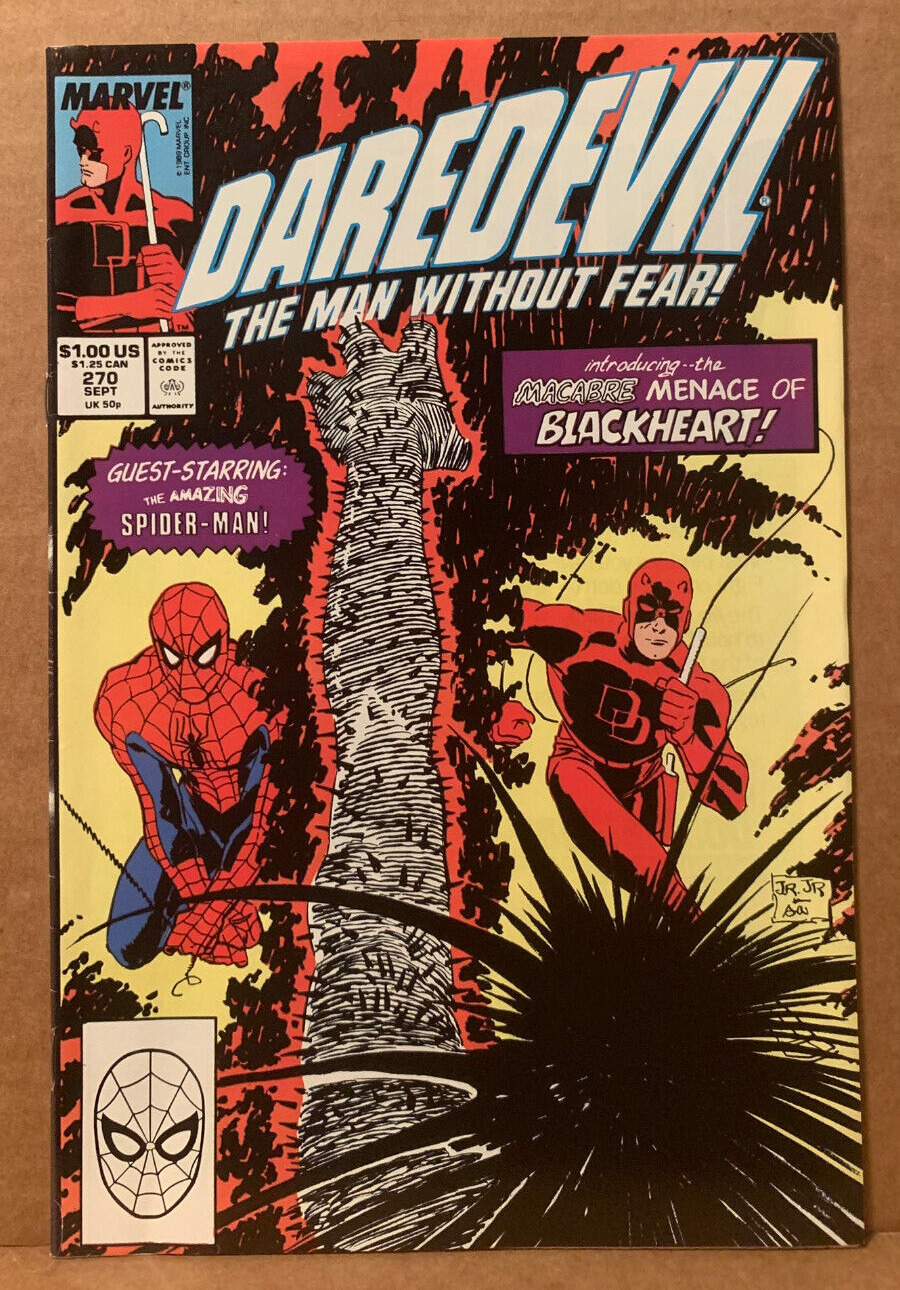 Daredevil #270 1st appearance of Blackheart (1989, Marvel) Amazing Spider-Man
