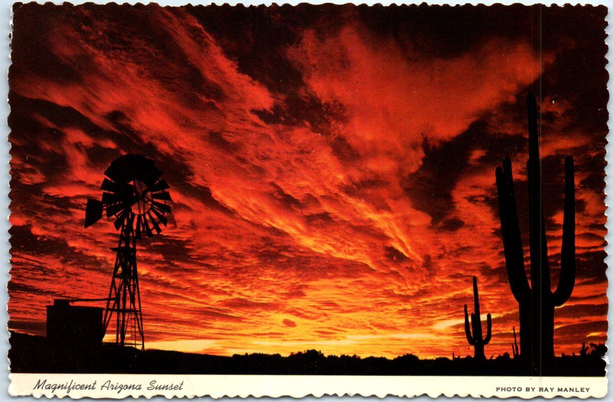 Postcard - Magnificent Arizona Sunset - Arizona
