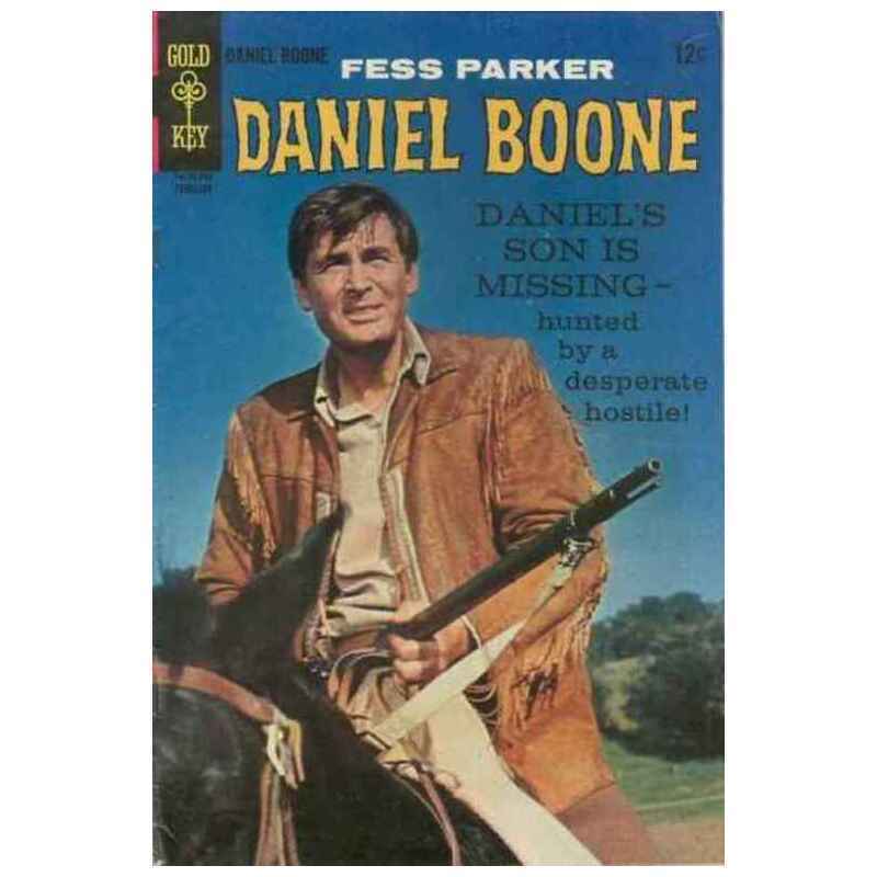Daniel Boone (1965 series) #12 in Fine minus condition. Gold Key comics [w]