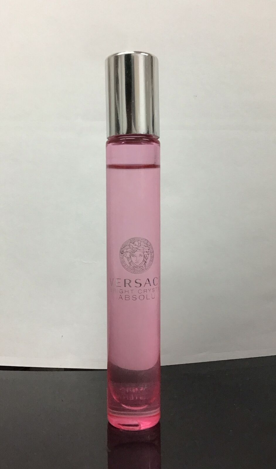 Versace Bright Crystal Absolu Eau De Parfum Roller 0.3 Oz, No Box, Travel Size.