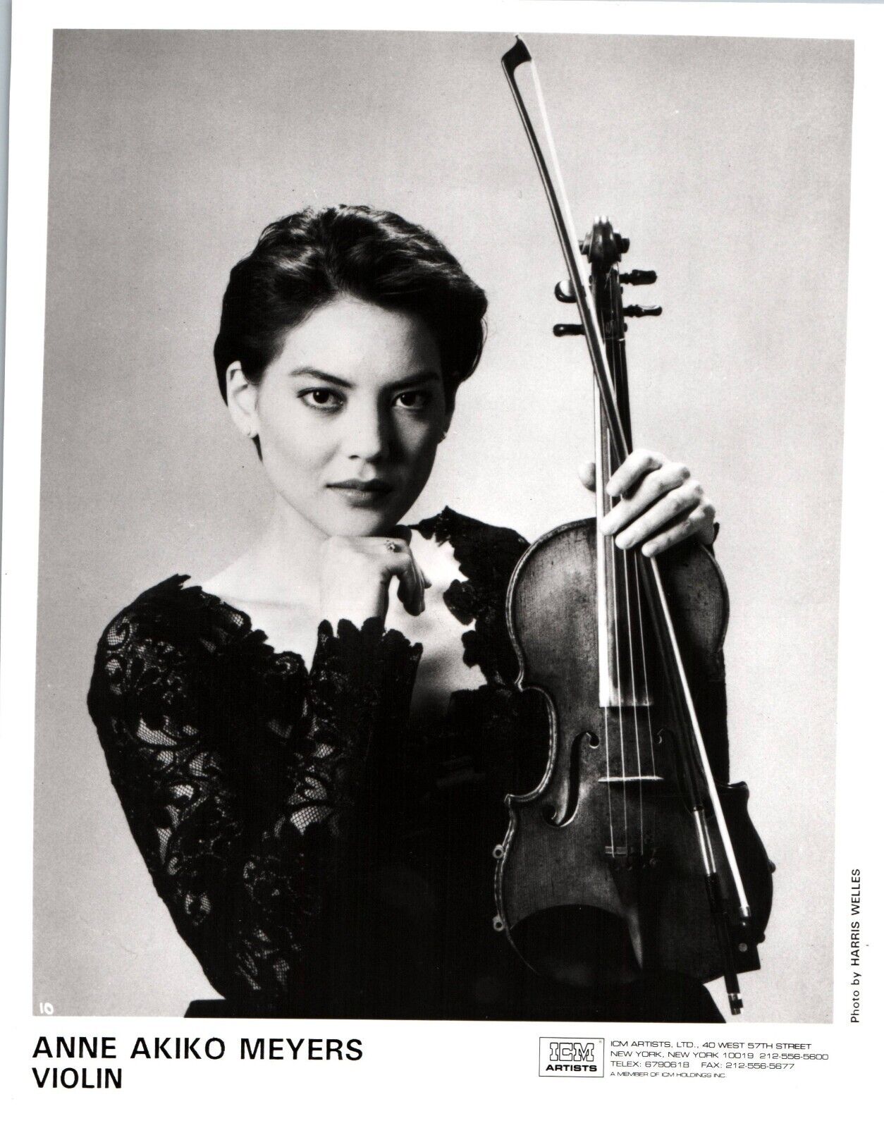 Violinist Anne Akiko Meyers (1996) ❤ Original Stunning Portrait Photo K 352