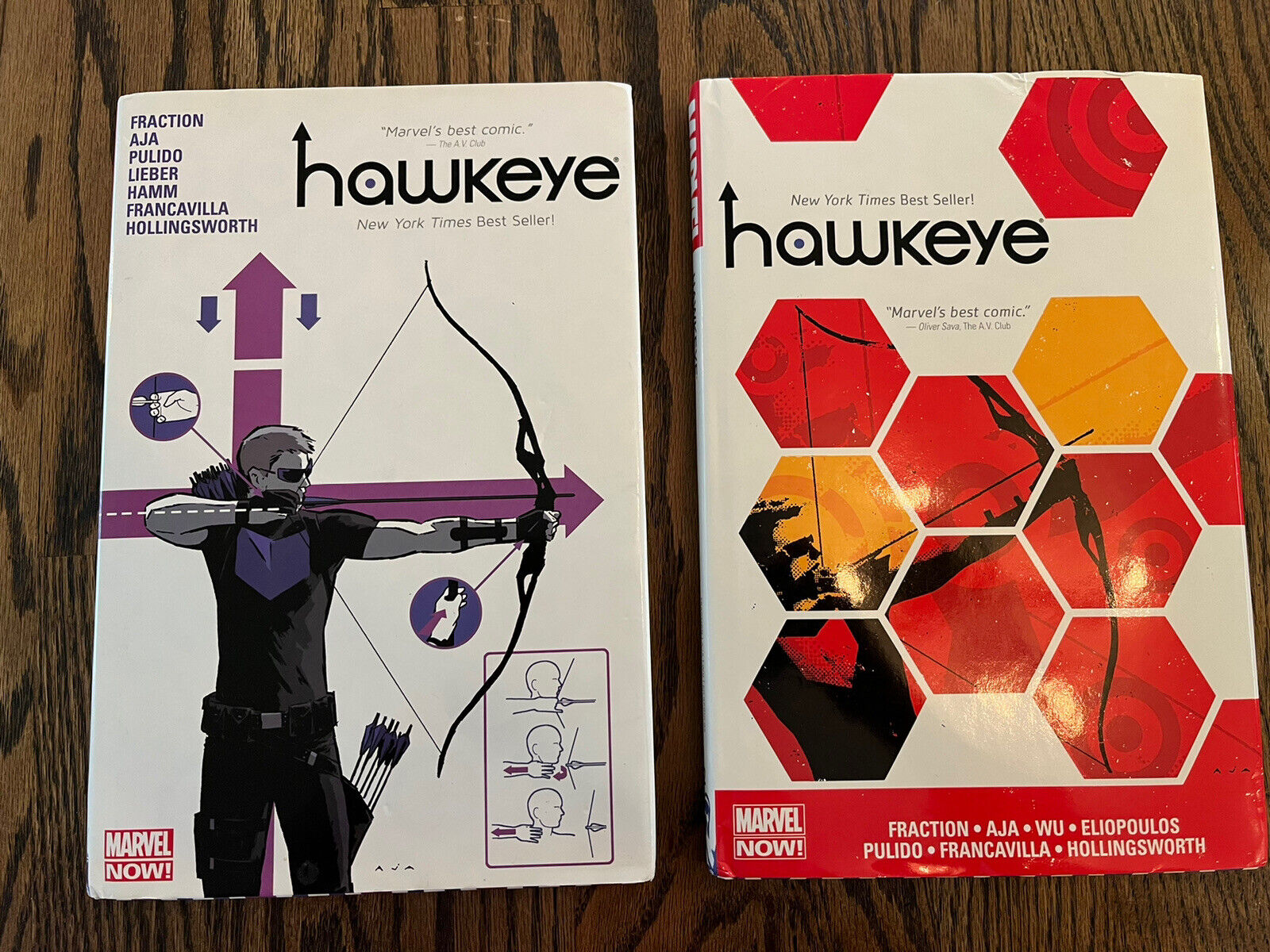 Hawkeye by Matt Fraction And David Aja Oversized Hardcover Vol. 1 & 2 Marvel OHC