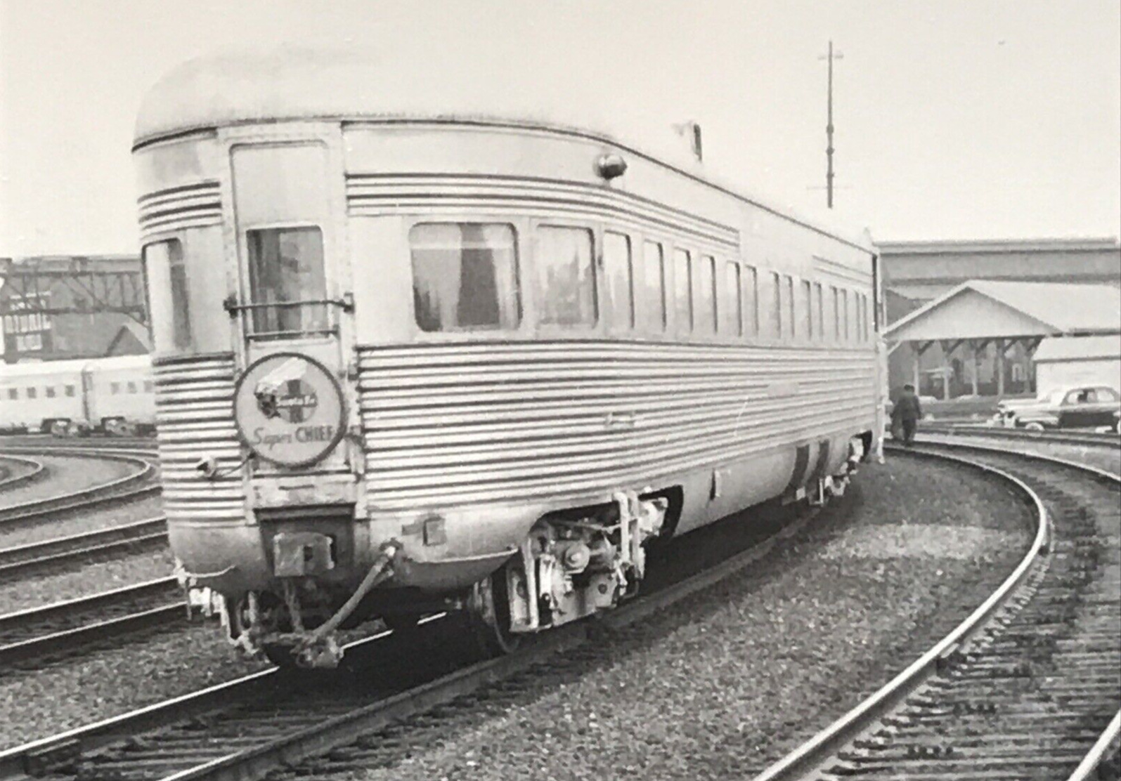 1950s Super Chief Atchison Topeka Santa Fe Railway AT&SF Passenger Car Photo