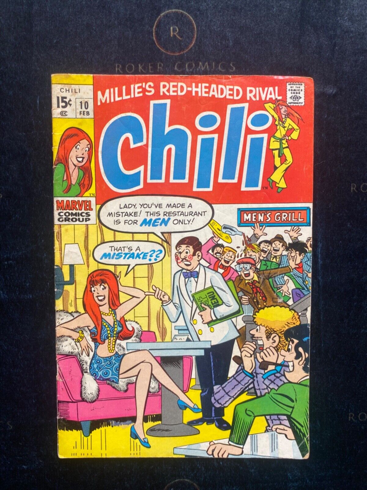 Chili #10 VG+ (1970) Bronze Age Teen Humor and Romance Stan Lee script