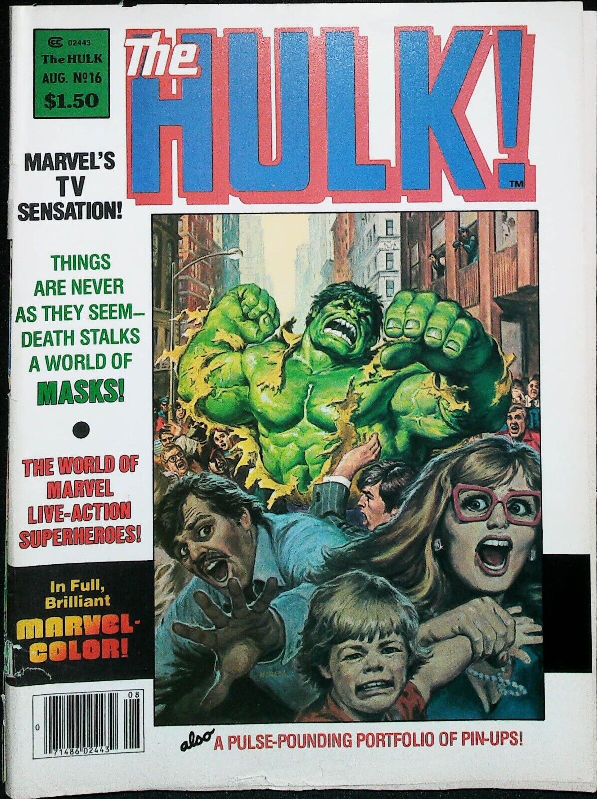 Hulk Magazine (1979) Issue 16 & 18 Low Grade - Read Description - Bad spines