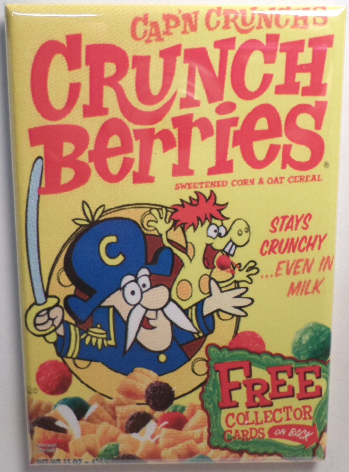Cap\'n Crunch Crunch Berries Vintage Cereal Box 2\