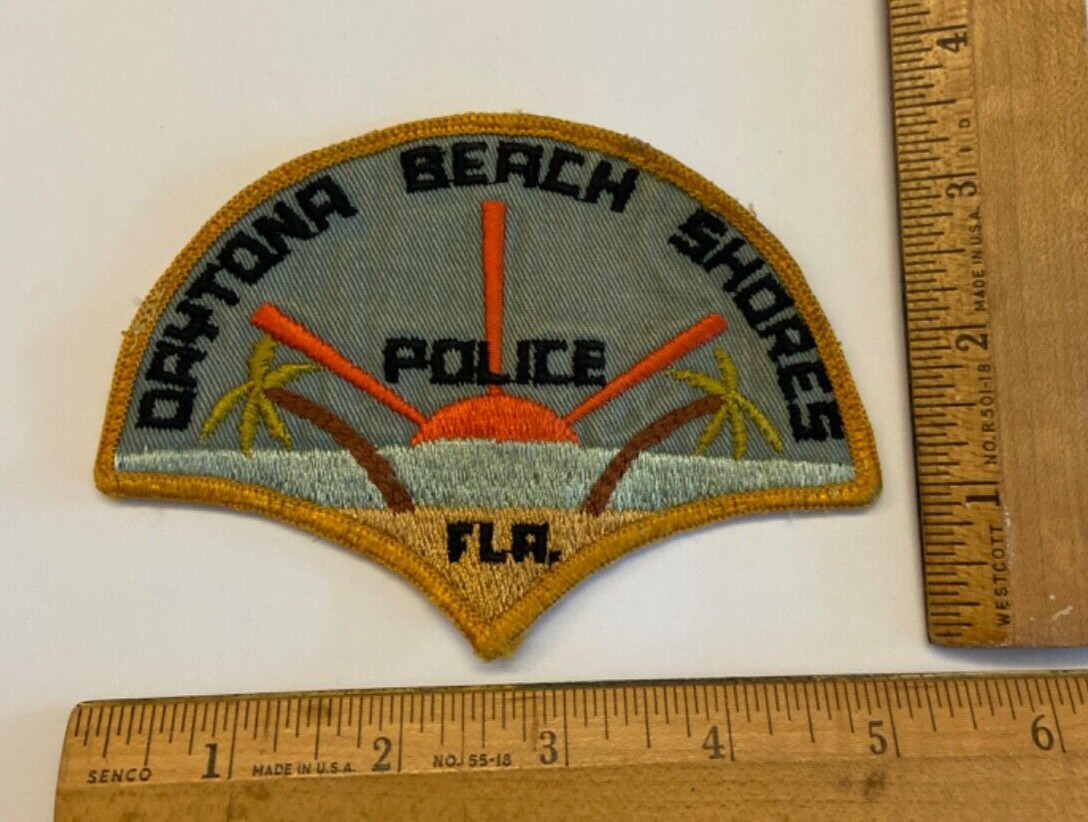 Vintage Original Daytona Beach Shores Florida FLA Police Patch