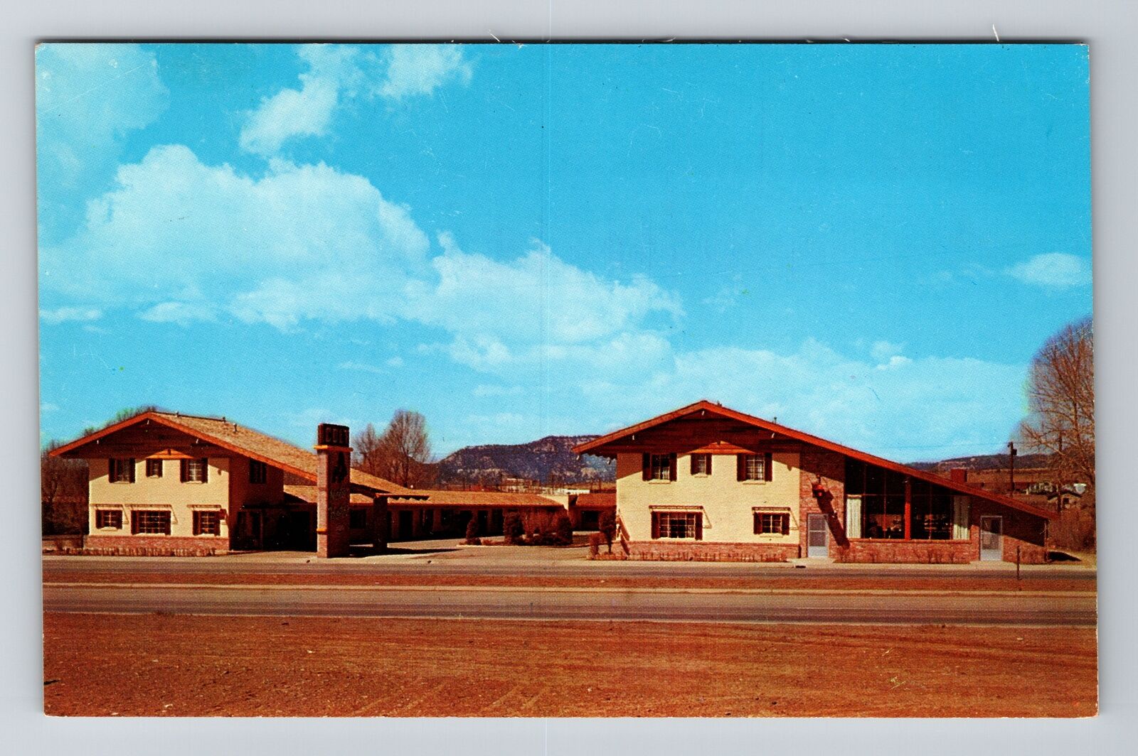 Raton NM-New Mexico, Colt Motor Hotel, Outside, Vintage Chrome Postcard