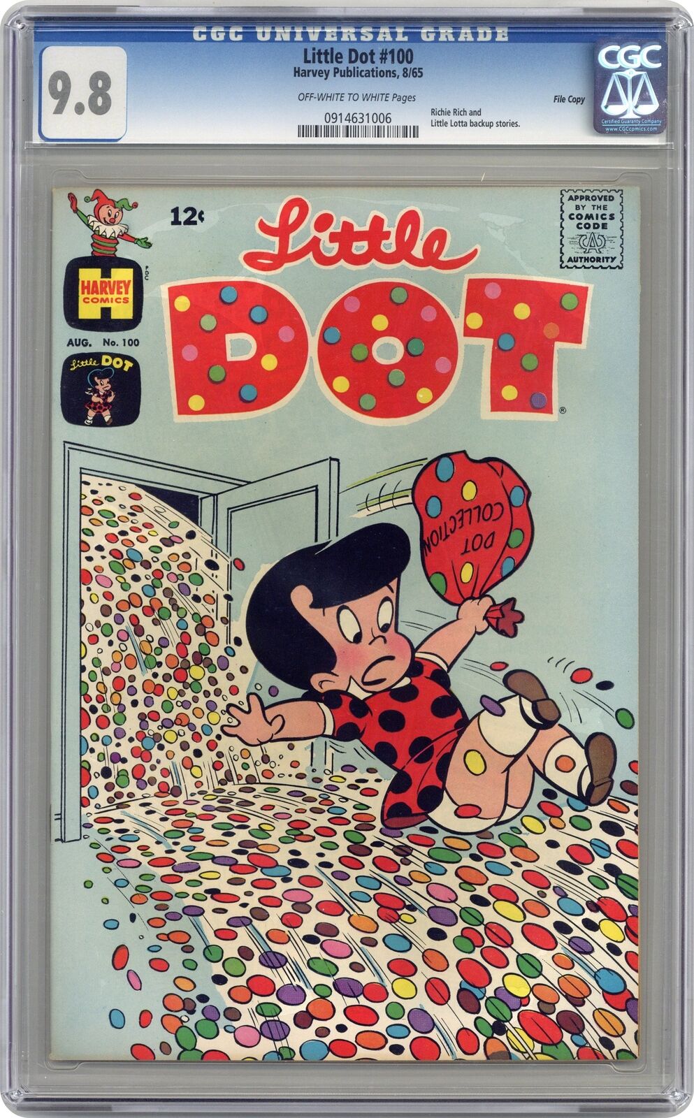 Little Dot #100 CGC 9.8 1965 0914631006