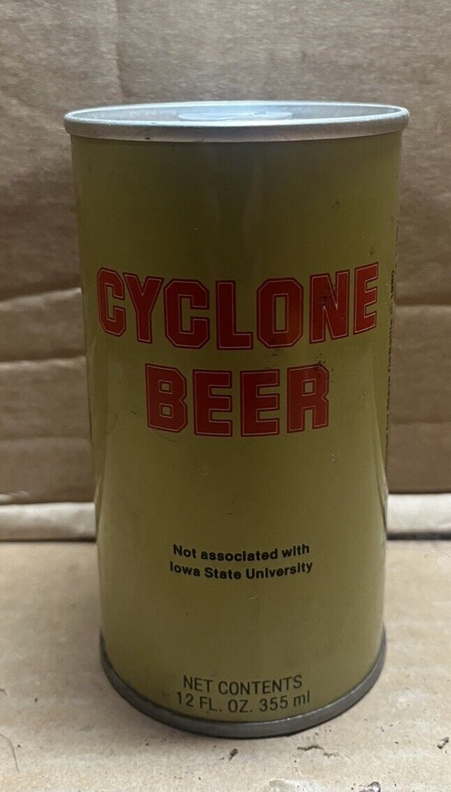 Vintage 1980 Iowa State Cyclones Beer Can Iowa State Football Beer Can  *empty