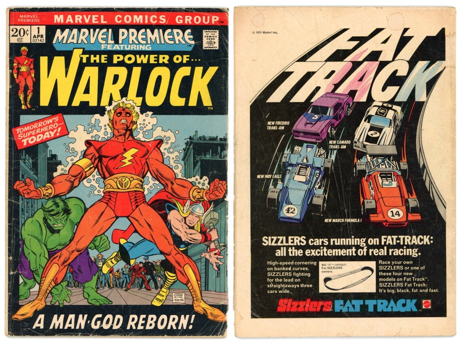 Marvel Premiere #1 (VG/FN 5.0) 1st app Him Adam Warlock 1st Soul Gem GOTG 1972
