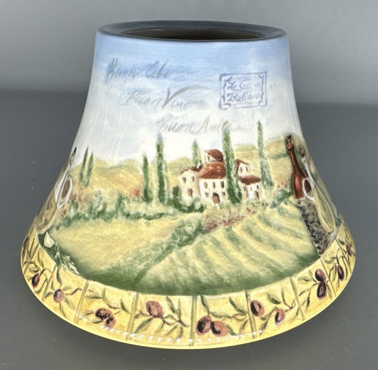 Yankee Candle Tuscan Countryside Large Candle Jar Topper