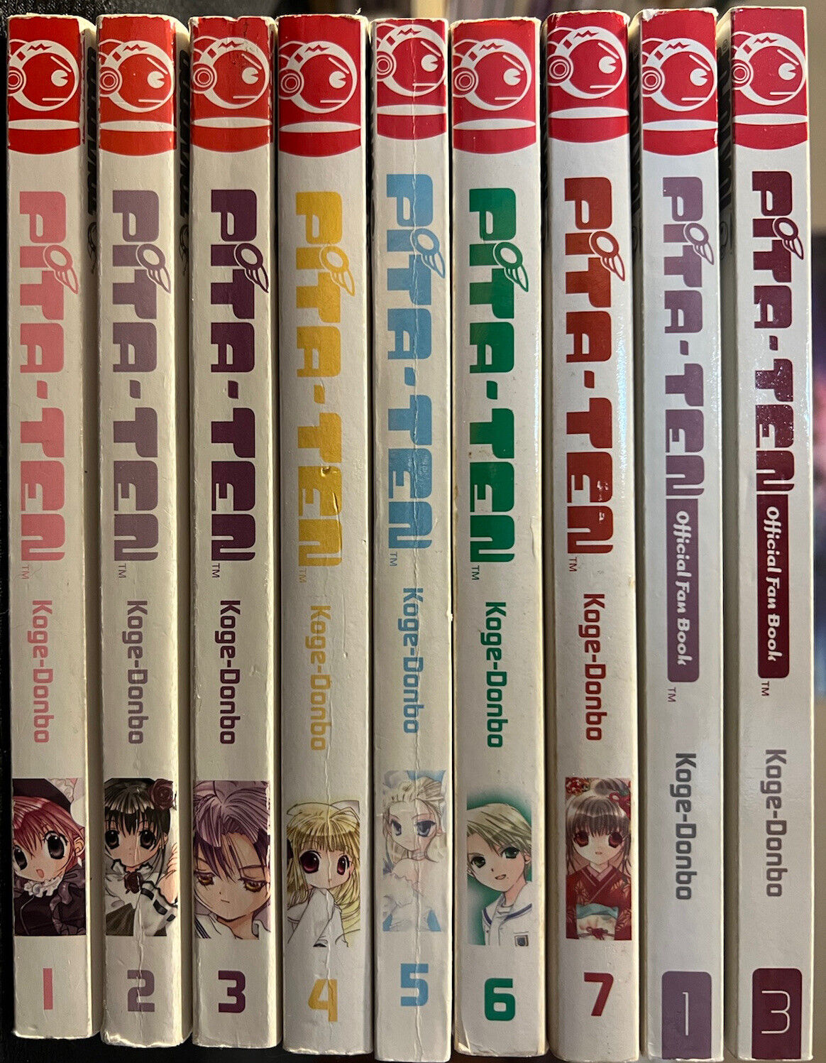 Pita-Ten 1, 2, 3, 4, 5, 6, 7 Official Fan Book 1, 3 Manga 🪄 English Tokyopop
