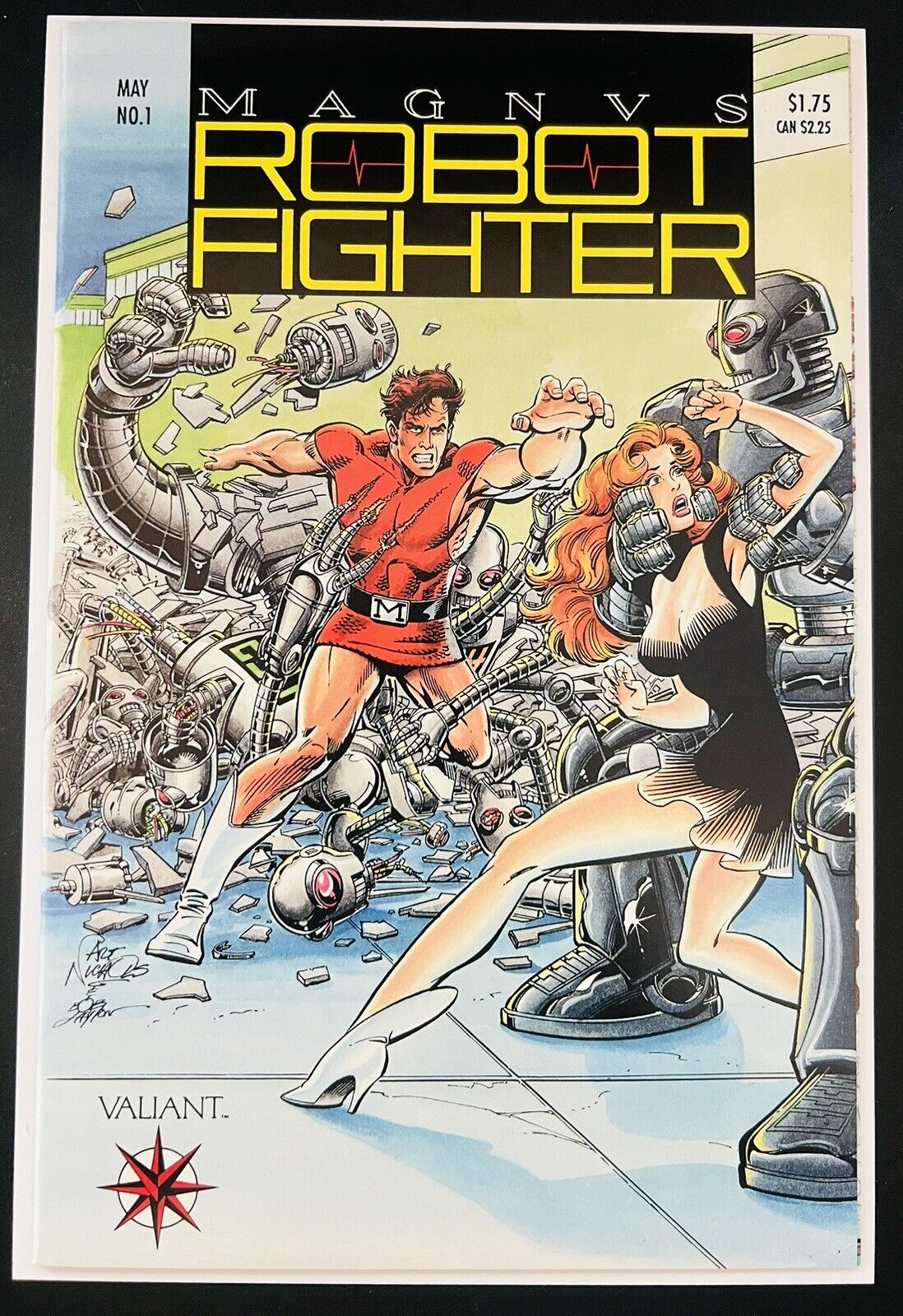 Magnus Robot Fighter #1 (Valiant) 1st Print No Coupons-Jim Shooter/Bob Layton