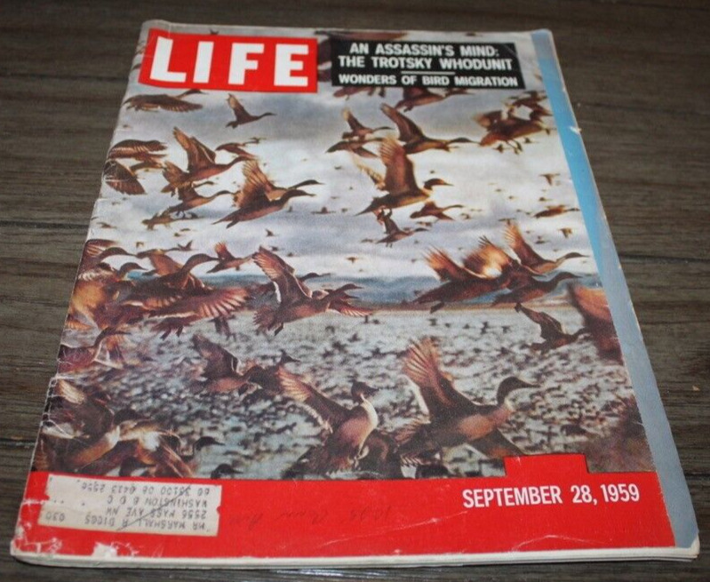 Vtg Life Magazine SEPTEMBER 28, 1959 Wonders Of Bird Migration GREAT ADS