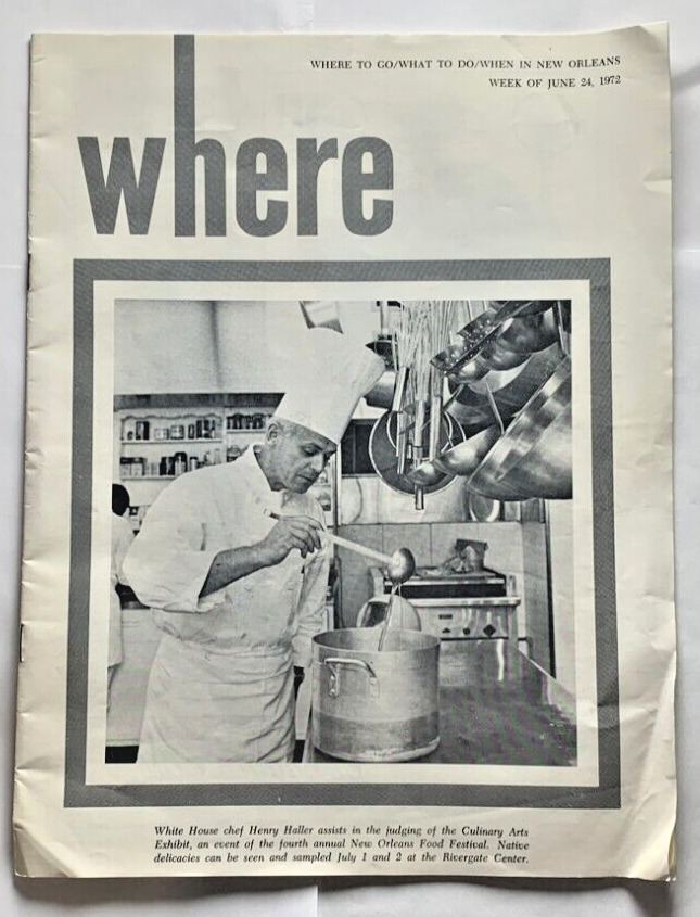 Where Magazine New Orleans Louisiana Week of June 24 1972 Vintage Print Ads