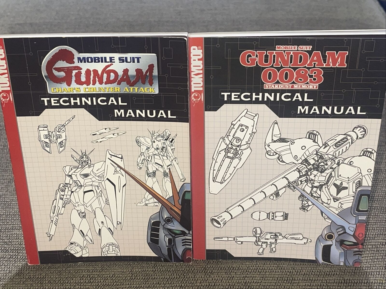 Gundam Technical Manual #3 & #4 Stardust Memory & Char's Counterattack English