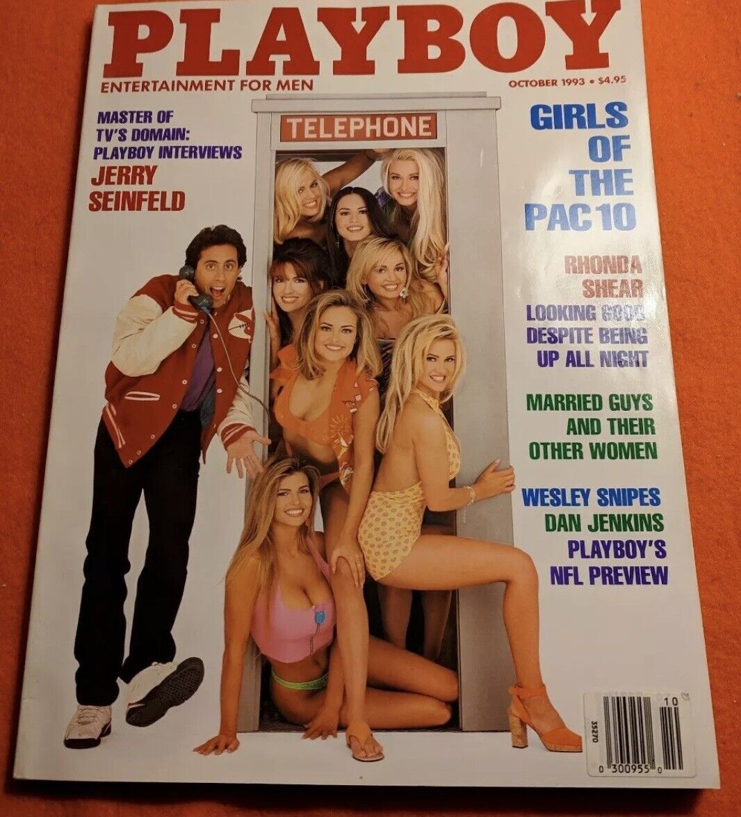 Playboy October 1993 - Jerry Seinfeld - Jenny McCarthy - Girls of the PAC 10