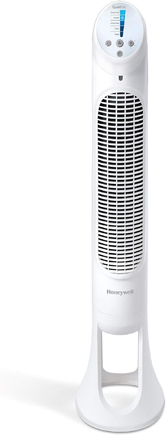 HYF260 Quiet Set Whole Room Tower Fan, White