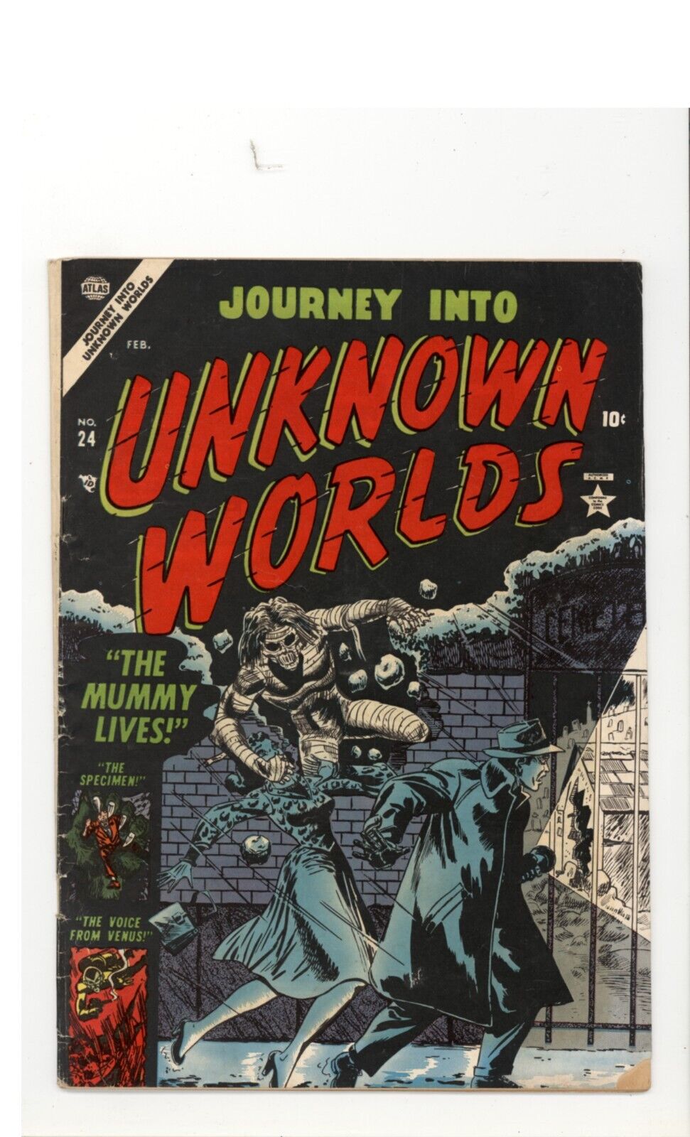 Journey Into Unknown Worlds 24 VG 1954