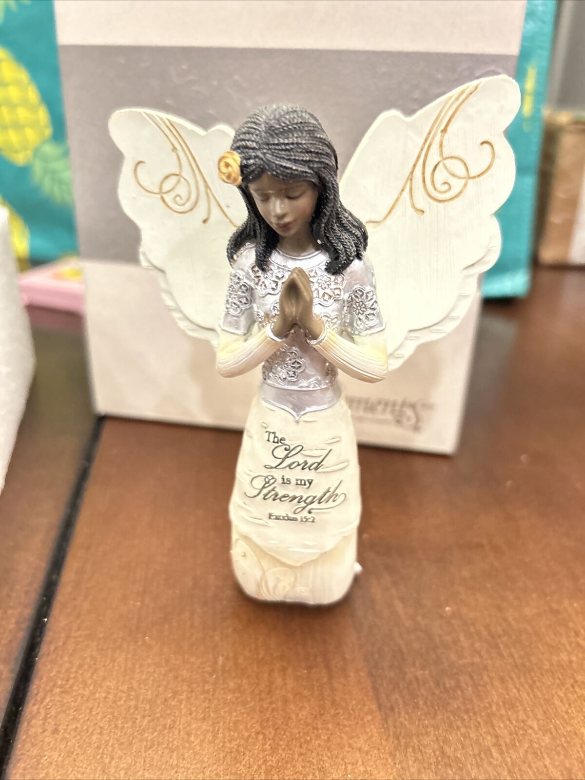 Angel Figurine by Pavilion Gift Company Elements 82324 Praying Angel In Box