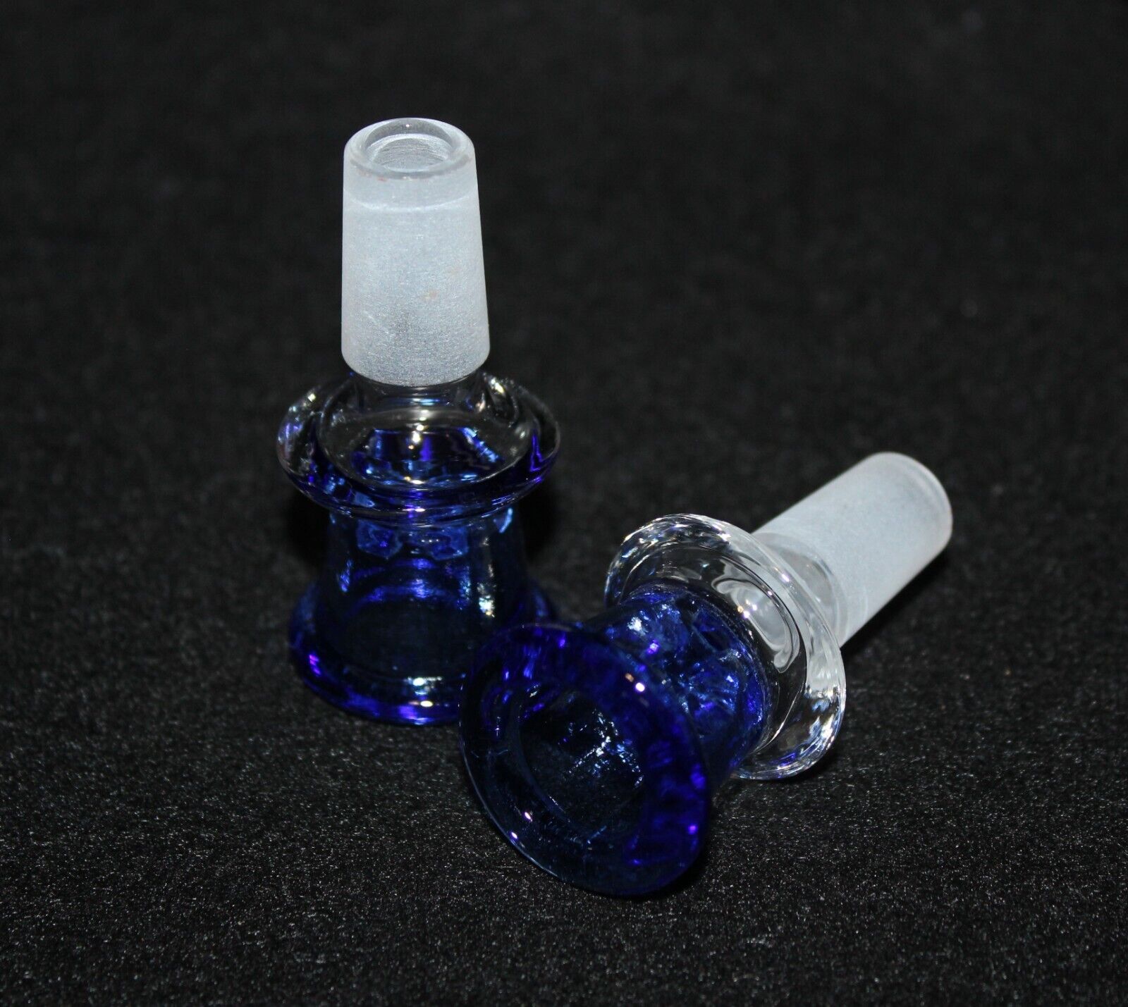 14mm BLUE SHOTS GLASS Slide Bowl SNOWFLAKE SCREEN slide bowl 14 mm male