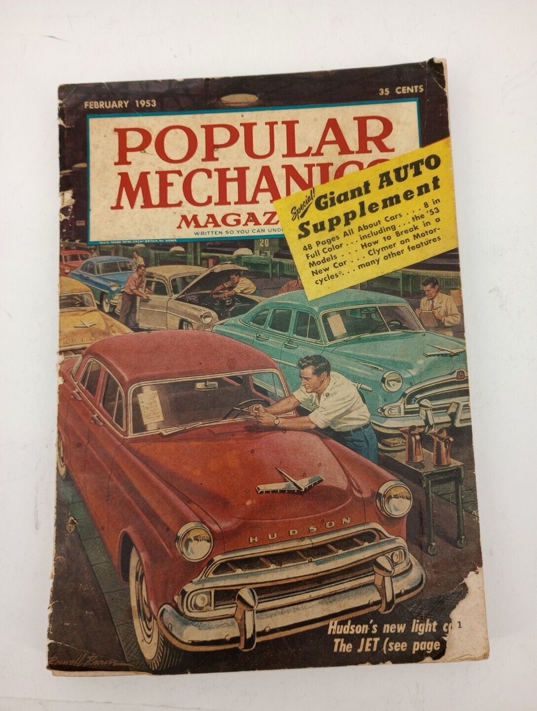  Popular Mechanics February 1953 Magazine  Special Giant Auto Supplement Section