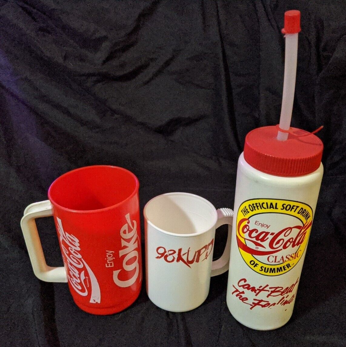 Vintage Coca-Cola Cup lot Plus 98KUPD Coffee Mug