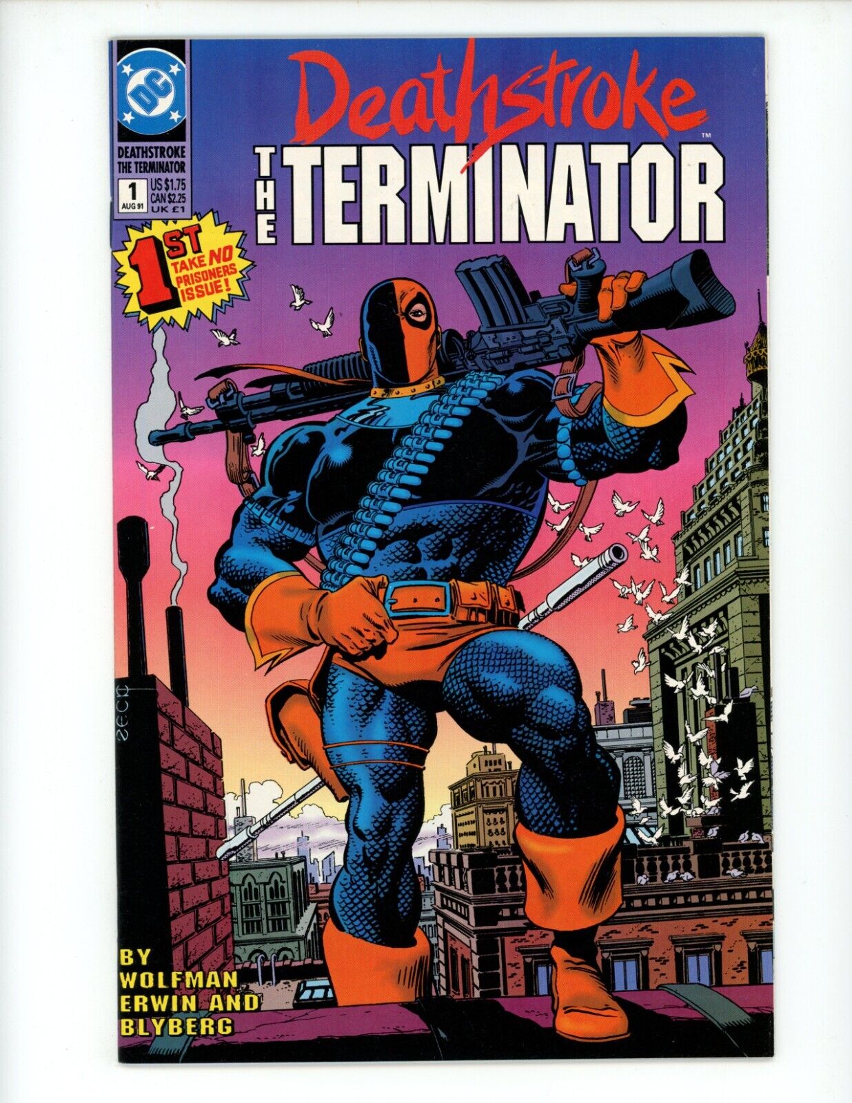 Deathstroke Terminator #1 Comic Book 1991 VF/NM DC Comics
