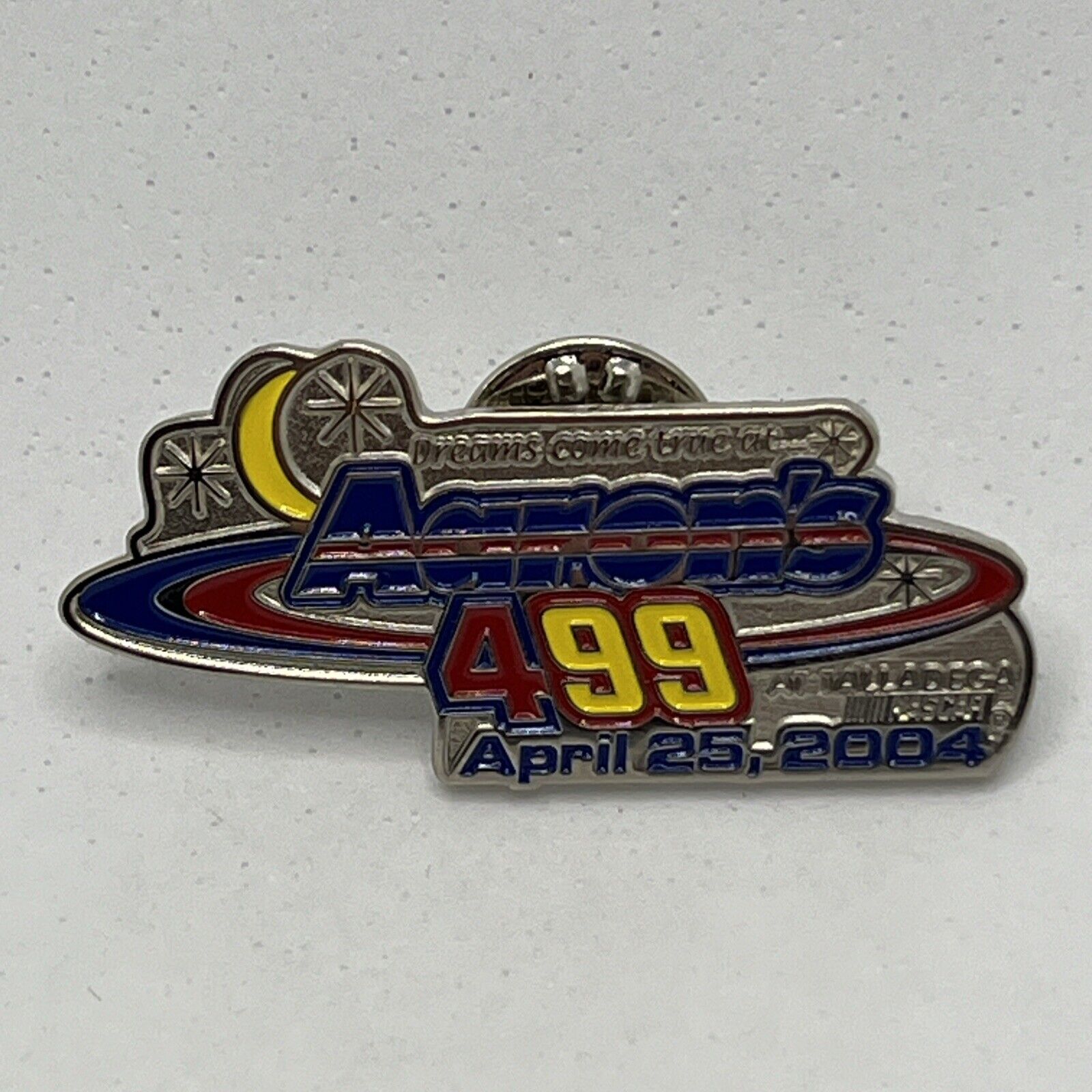 2004 Aaron’s 499 Talladega Super Speedway NASCAR Racing Enamel Lapel Hat Pin