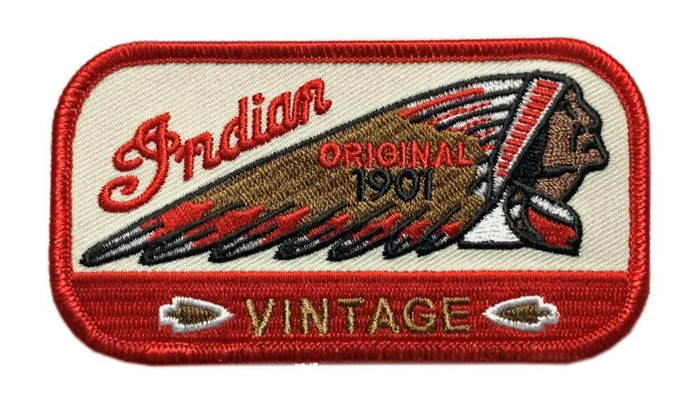 INDIAN Motorcycle Warbonnet 1901 PATCH [iron on sew on-4.0