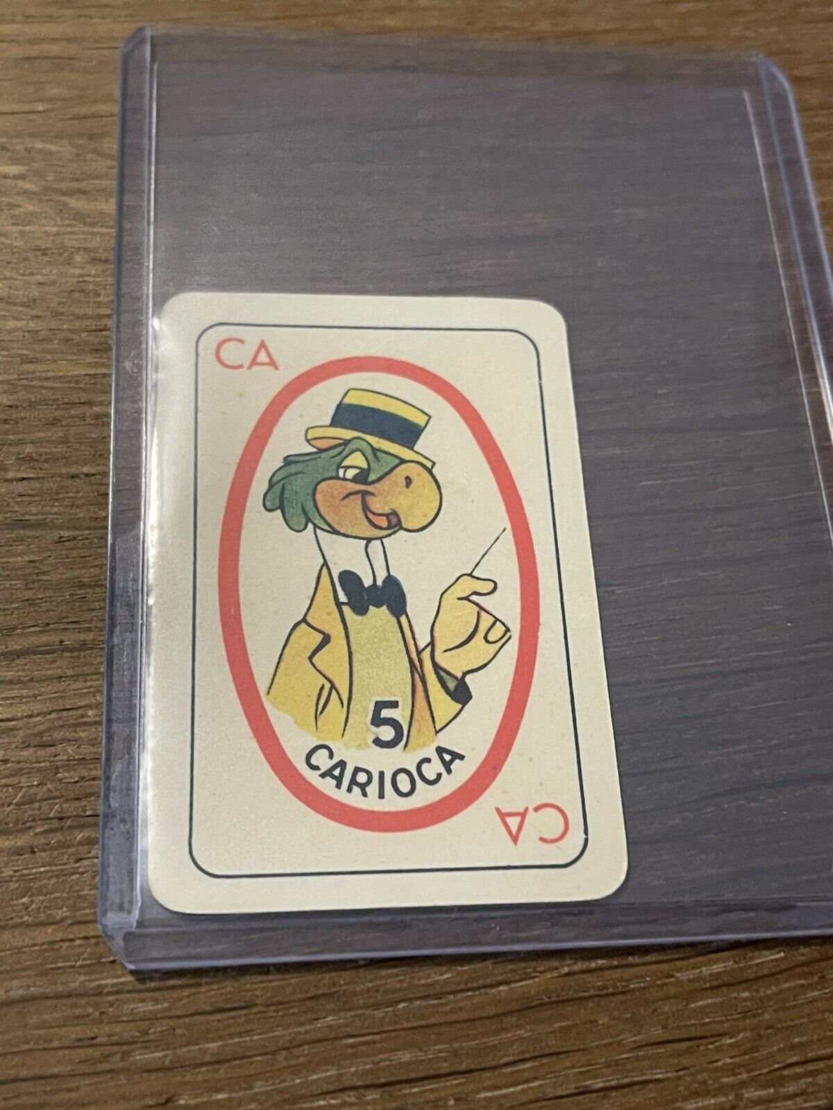 Vintage Rare Italian Disney 🎥 Card Game Dopey Jose Carioca Playing Card RARE
