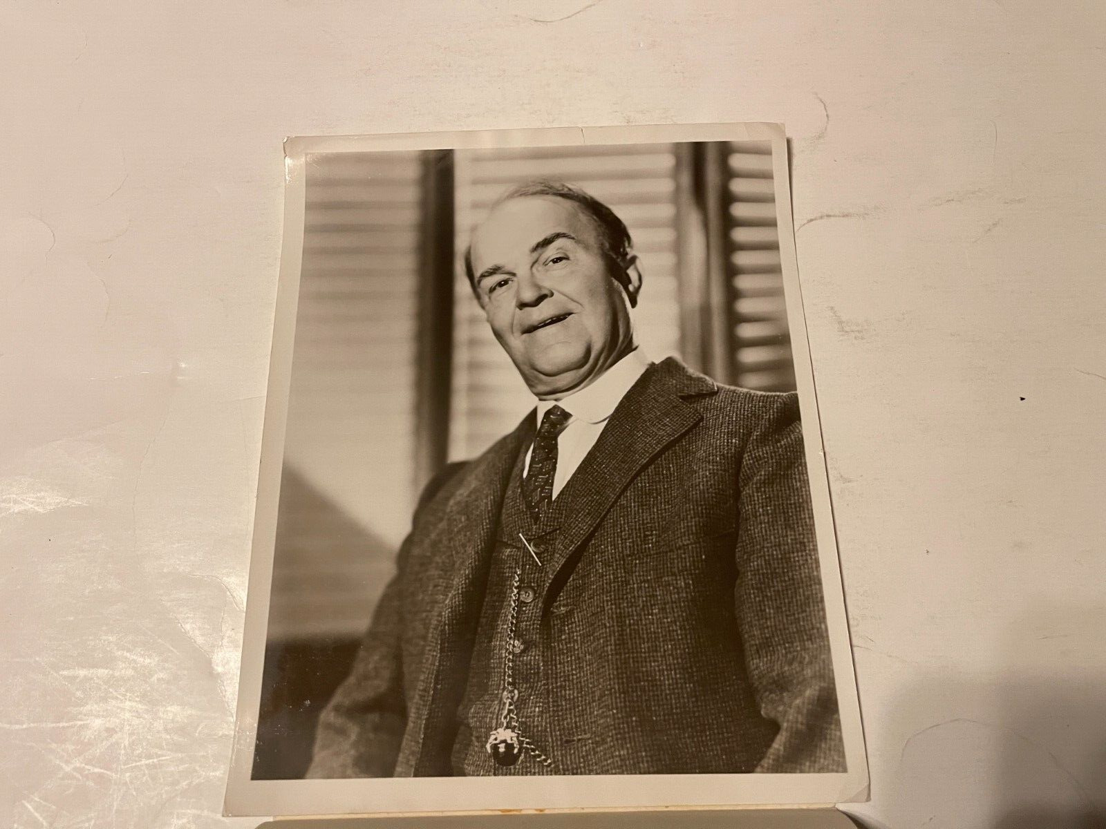 1953 Press Photo Victor Moore Actor bbdo madison avenue new york rare