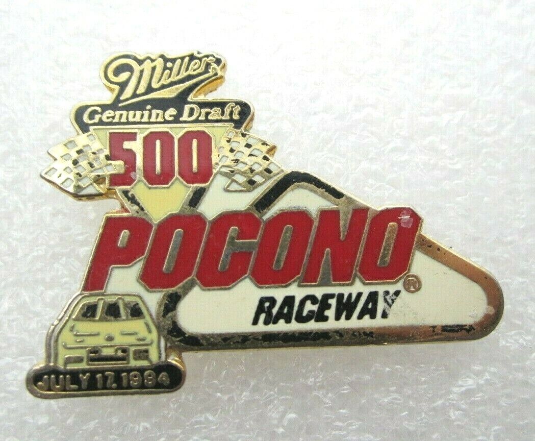 500 Pocono Raceway NASCAR Lapel Pin (B628)