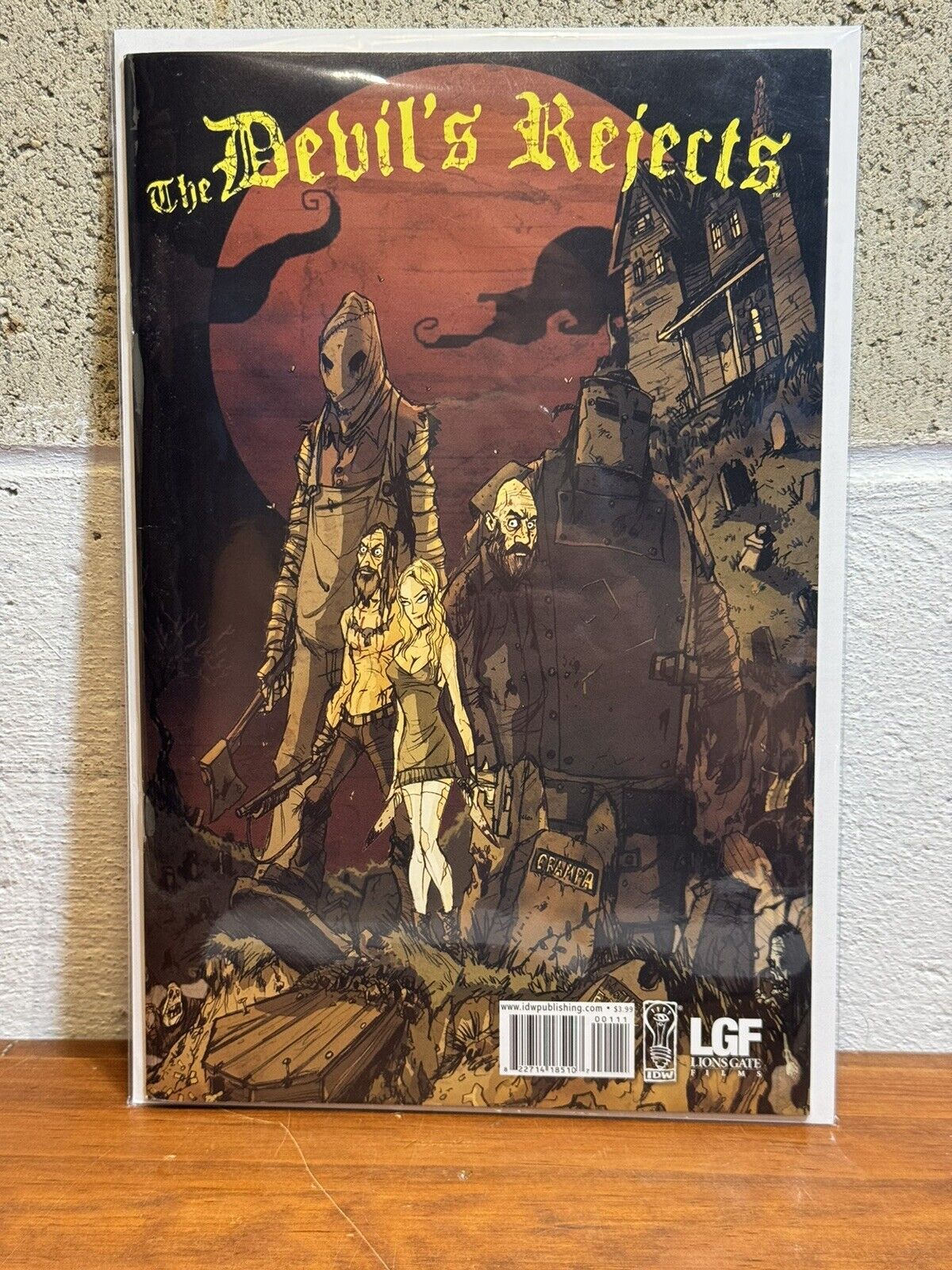 The Devils Rejects Comic IDW / Lions Gate Films 1st Printing. 2005 ROB ZOMBIE 