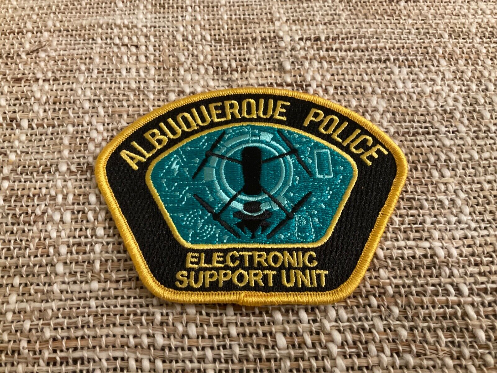 Gold Black Drone Electronic Support  Unit Albuquerque Police State New Mexico NM