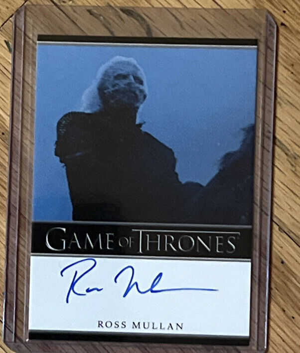 2022 Game of Thrones Complete Series volume 2 Bordered Ross Mullan autograph