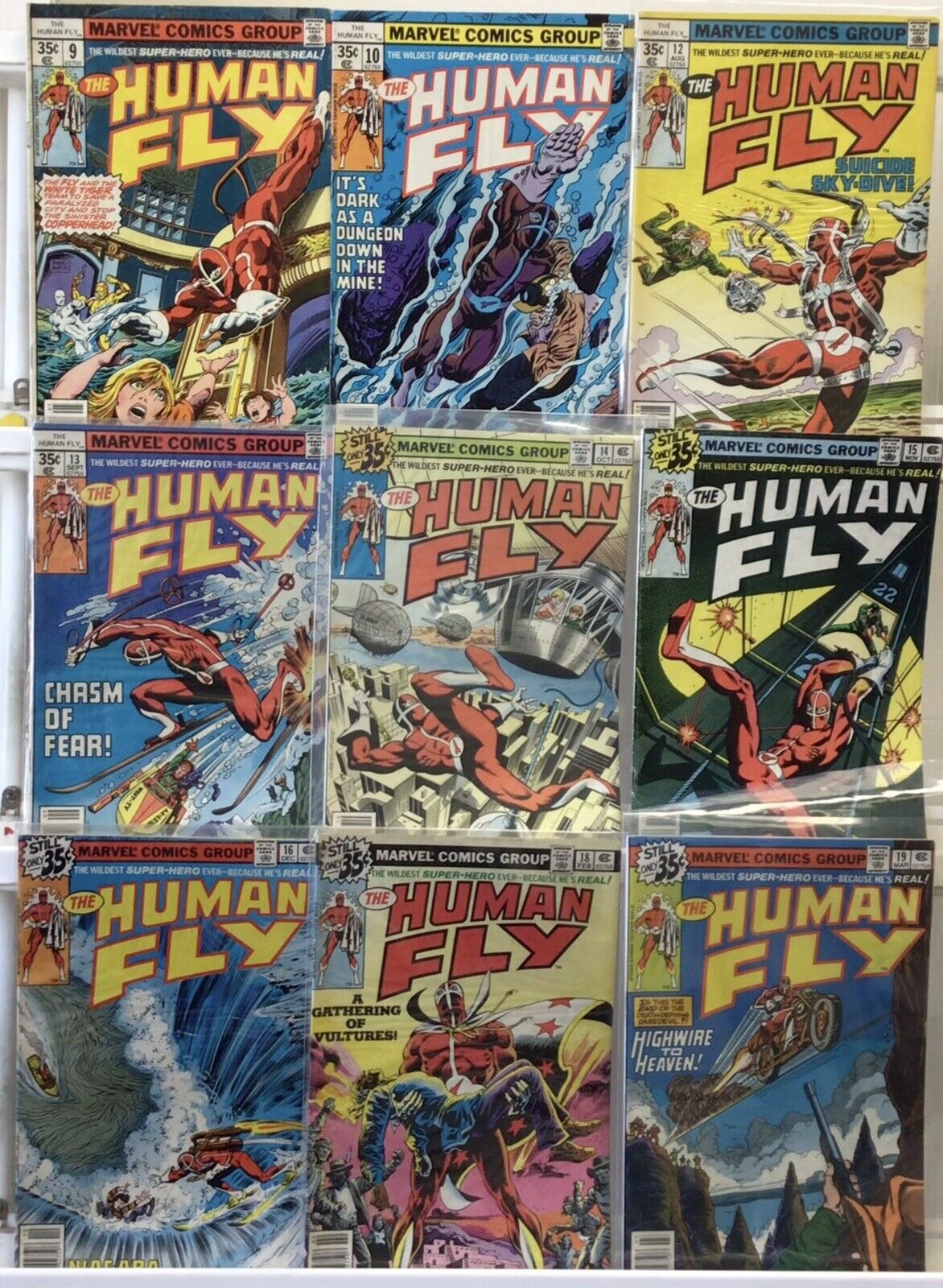 Marvel Comics - The Human Fly - Comic Book Lot of 9 